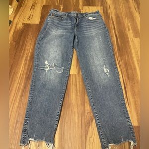 Maurices distressed boyfriend jeans, size 16